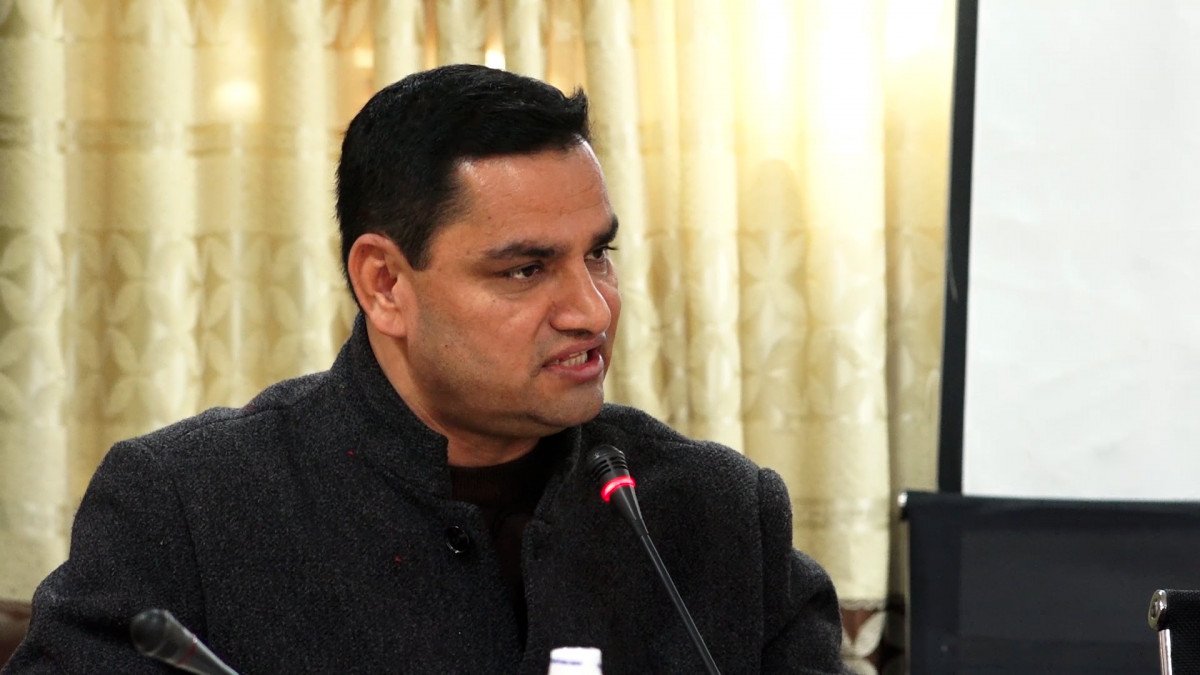 Minister Pradip Paudel